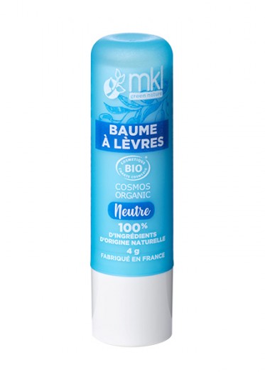 MKL Baume à Lèvres Bio Neutre Sans Parfum 4g